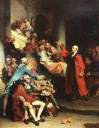 Peter F Rothermel Patrick Henry in the House of Burgesses of Virginia, Delivering his Celebrated Speech Against the St USA oil painting artist